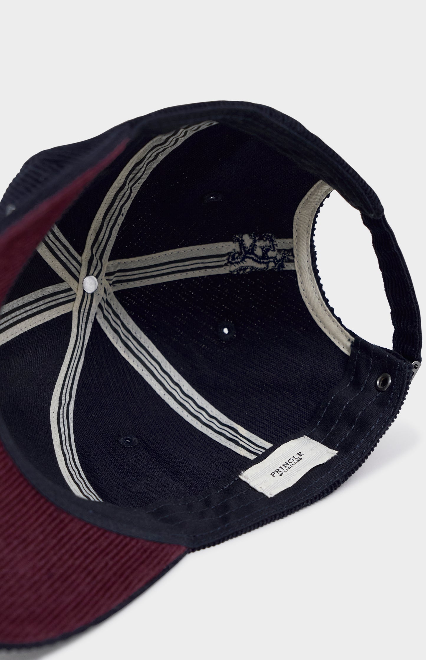 Navy corduroy cap