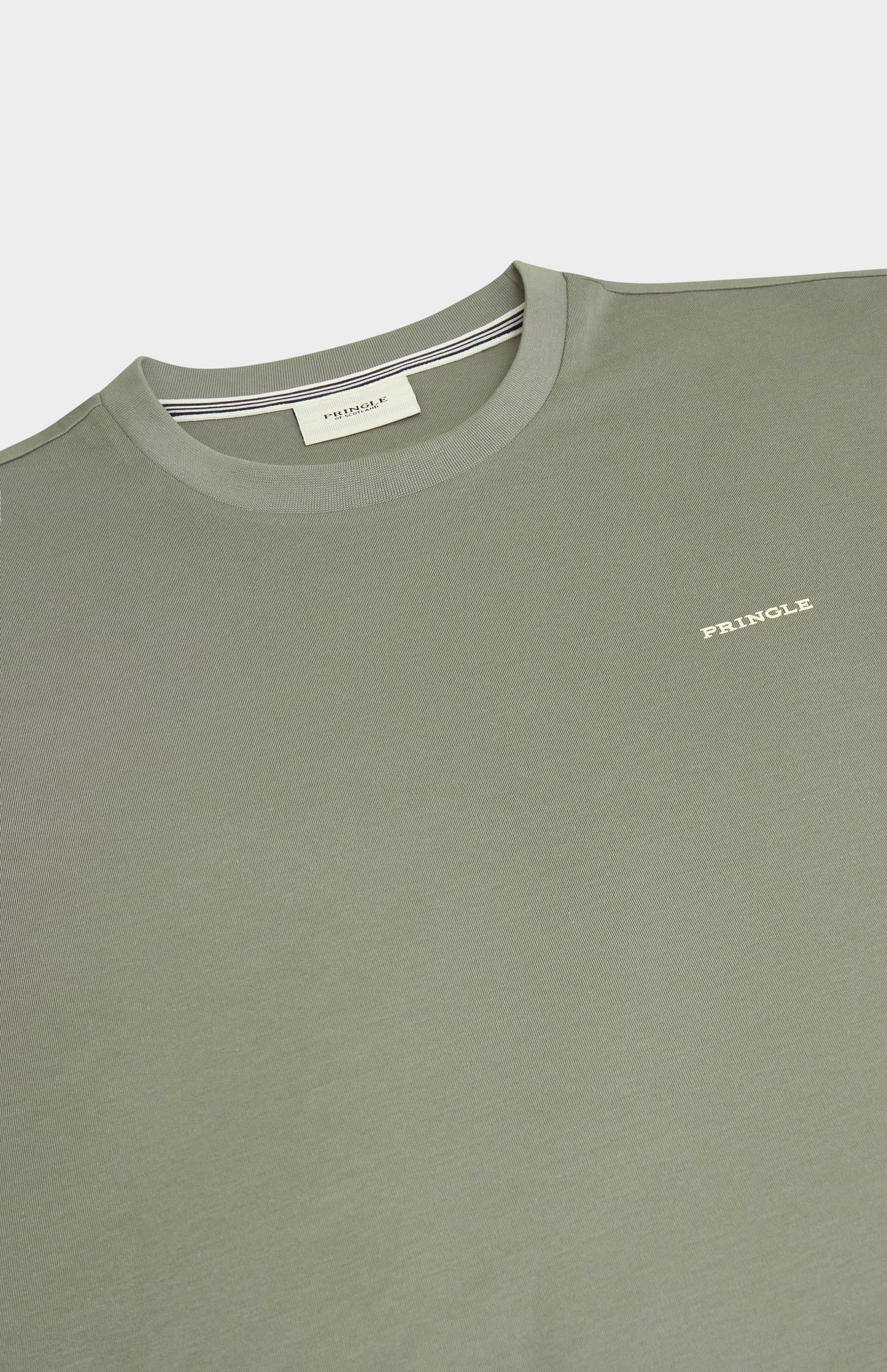 sage green t-shirt on white background