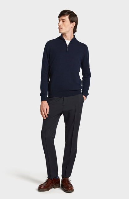 Pringle of Scotland Men's Scottish Cashmere Jumper in Ink