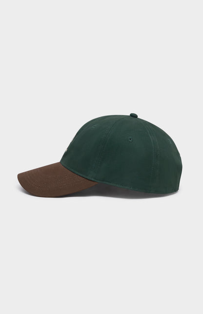 Green and Brown Baseball cap