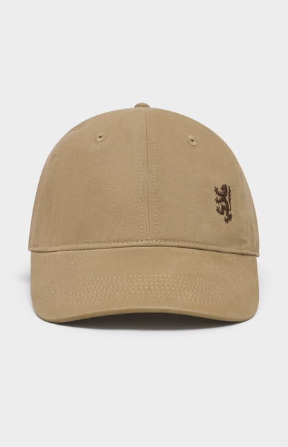Stone coloured baseball cap with Pringle Logo embroidered on the right hand side