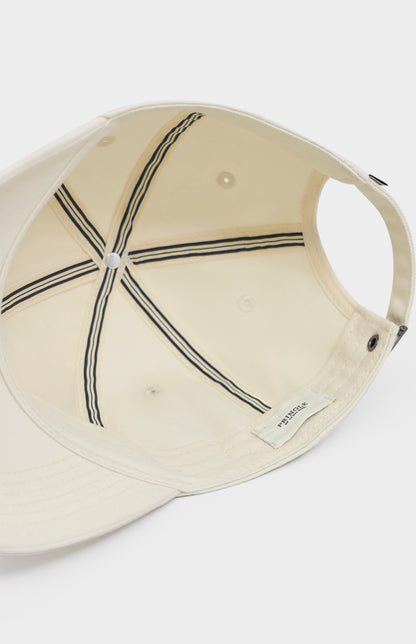 Ecru baseball cap underside