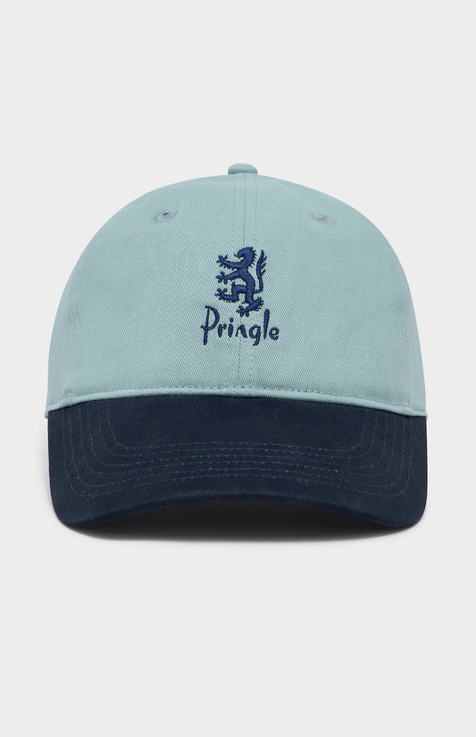 Womens Twill Cap With Lion in Blue