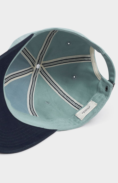 Womens Twill Cap With Lion in Blue