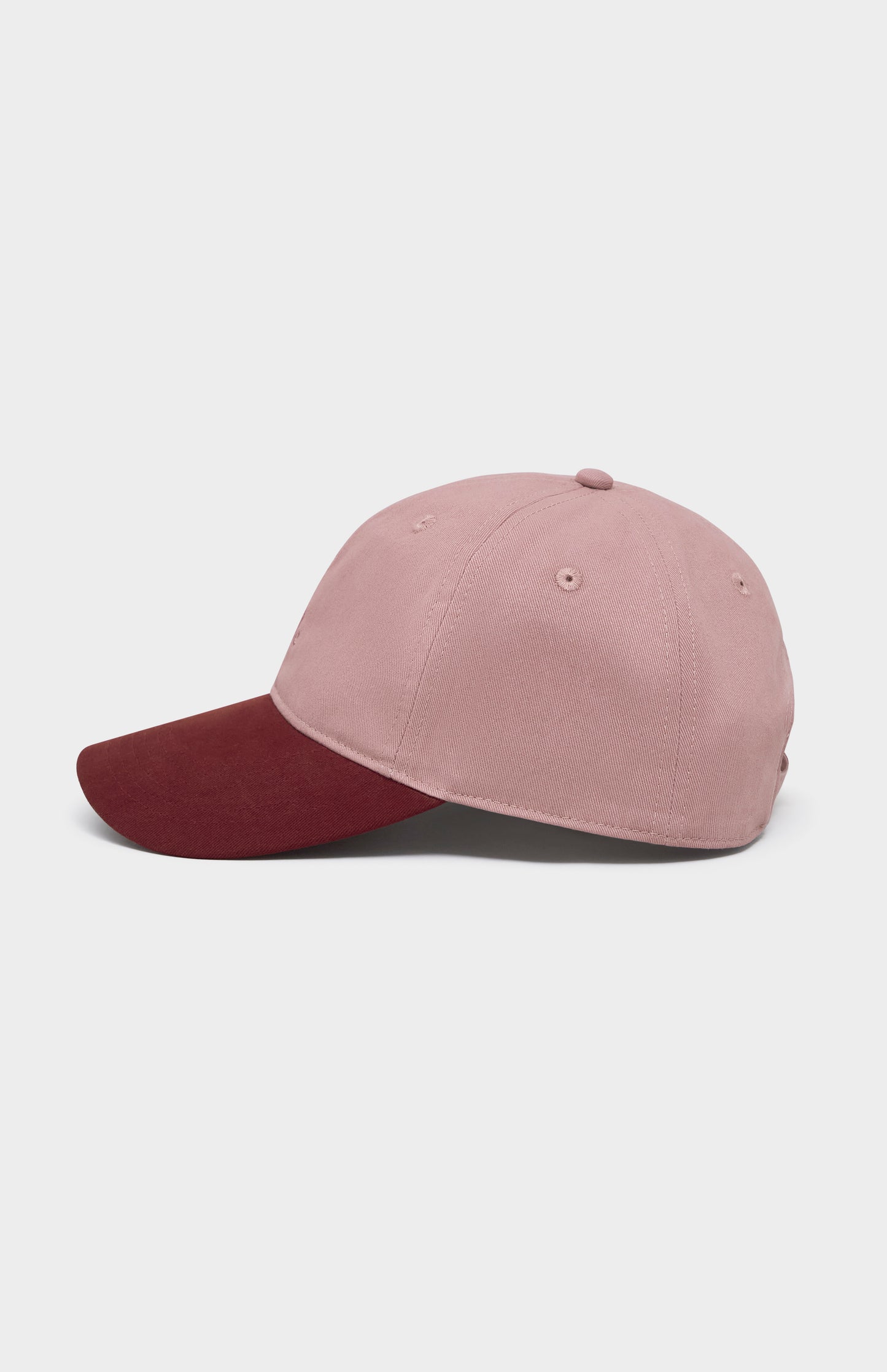 Womens Twill Cap With Lion in Pink