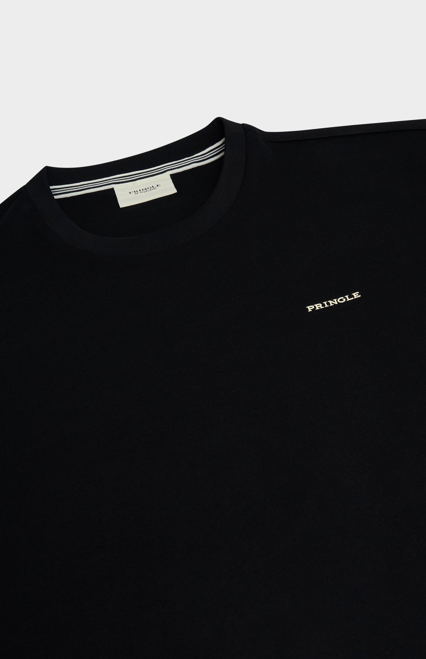 Men's Heavyweight Long Staple Cotton T-shirt In Black