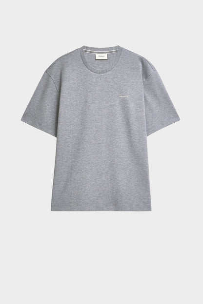 Gray t-shirt on a light gray background
