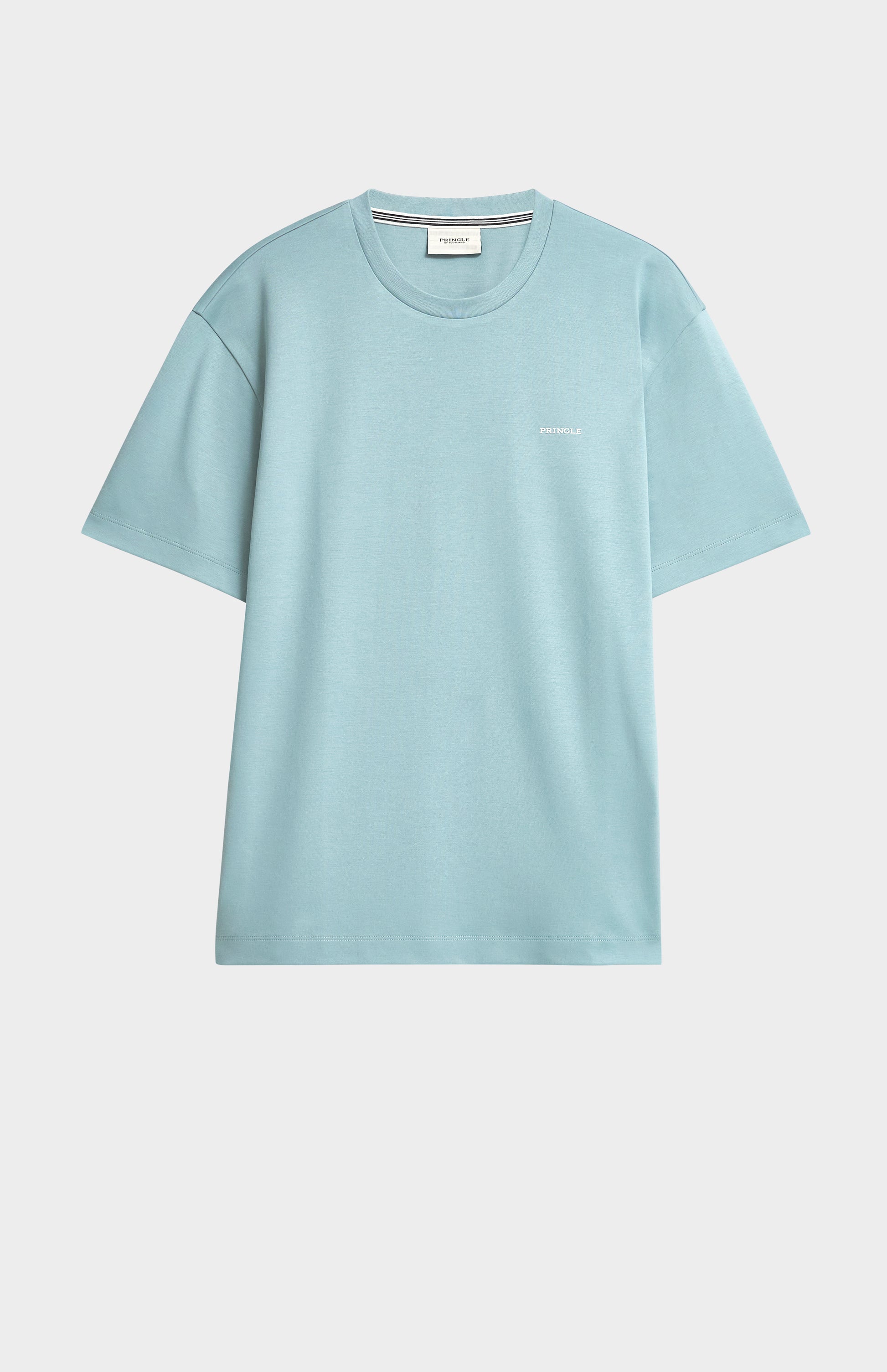 Blue t-shirt on a white background