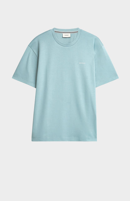 Blue t-shirt on a white background
