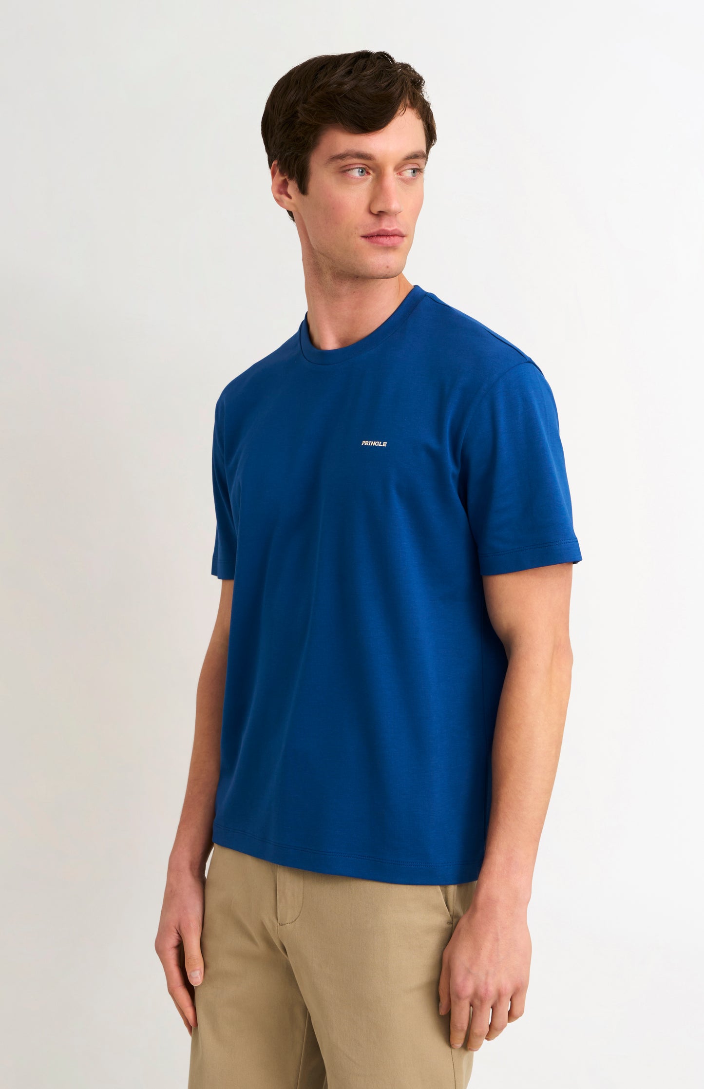 Men's Heavyweight Long Staple Cotton T-shirt In Royal Blue