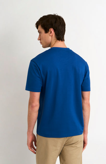 Men's Heavyweight Long Staple Cotton T-shirt In Royal Blue
