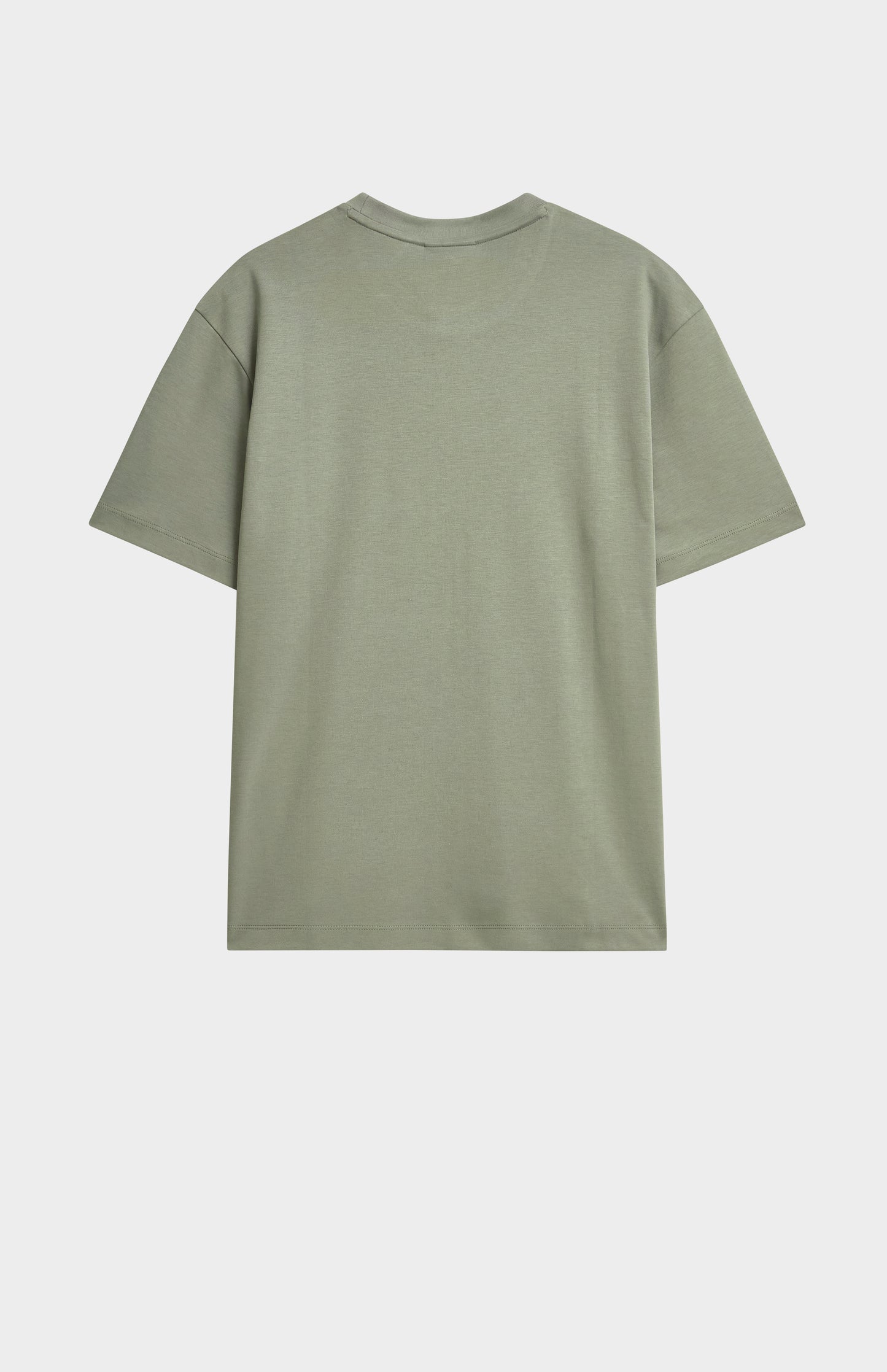 sage green t-shirt on white background