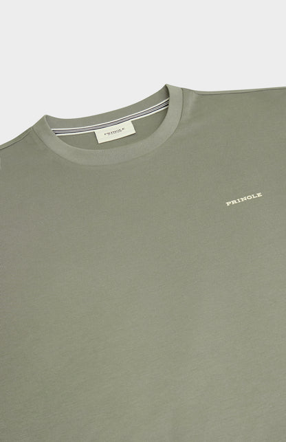 sage green t-shirt on white background