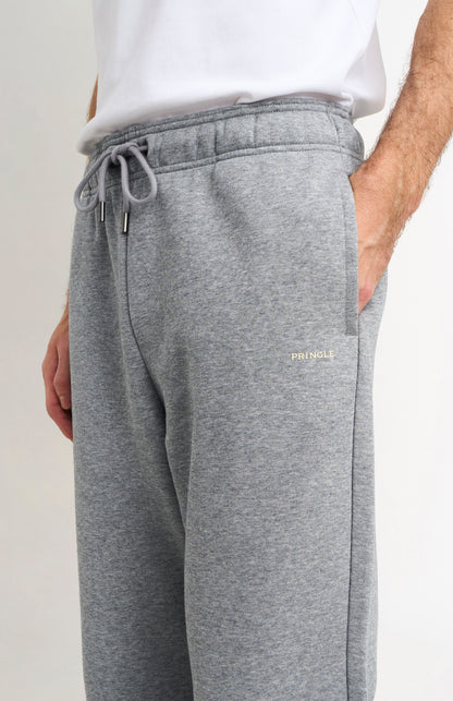 Pringle Men's Track Pants In Grey Melange pocket detail