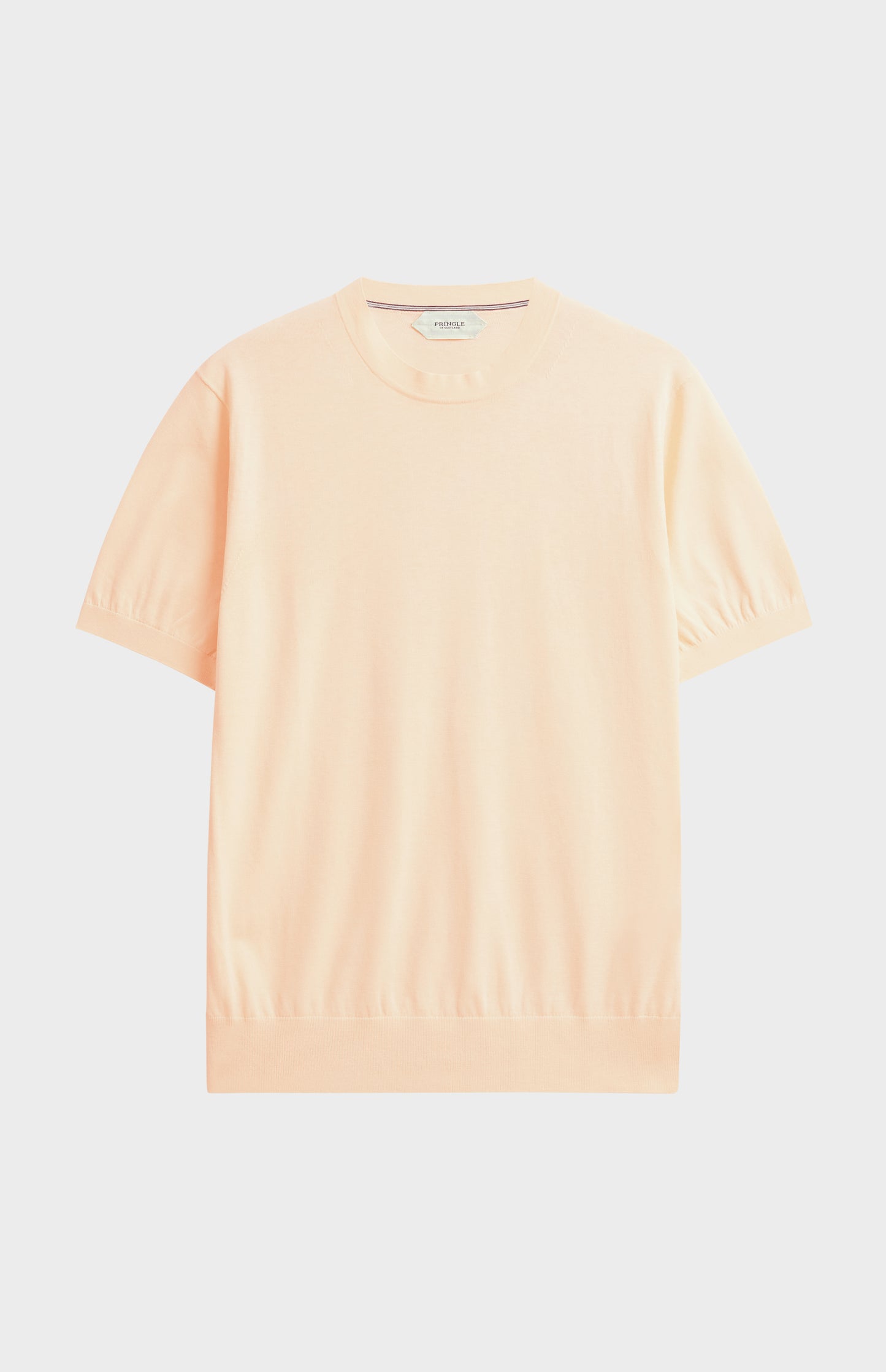 Men's Men's Silk And Cotton Knitted Tee In Ecru