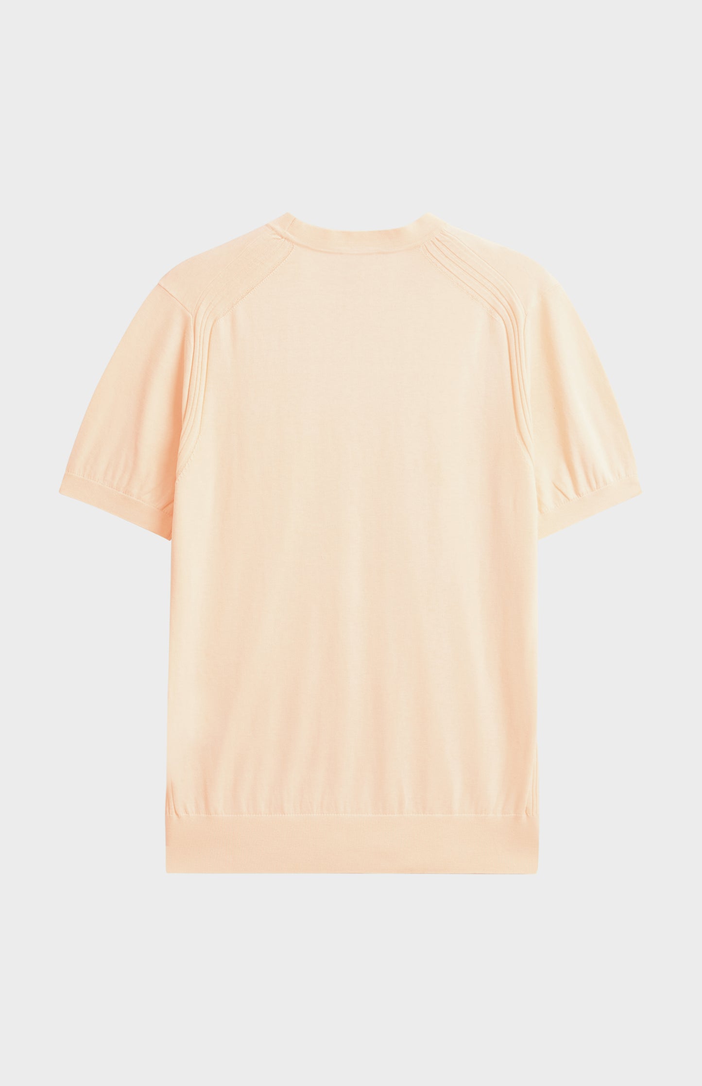 Men's Men's Silk And Cotton Knitted Tee In Ecru