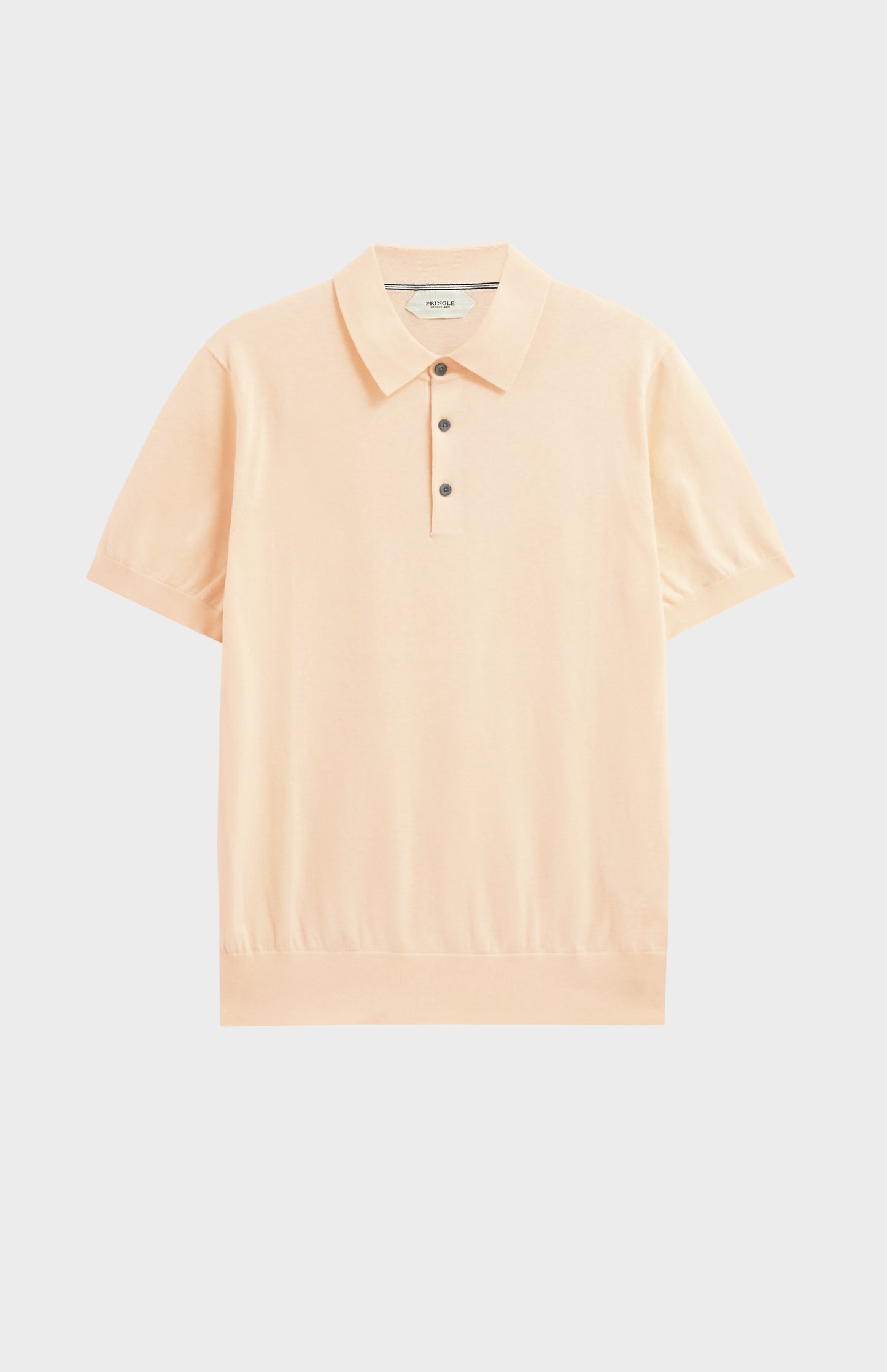 Men's Silk And Cotton Polo Shirt In Ecru