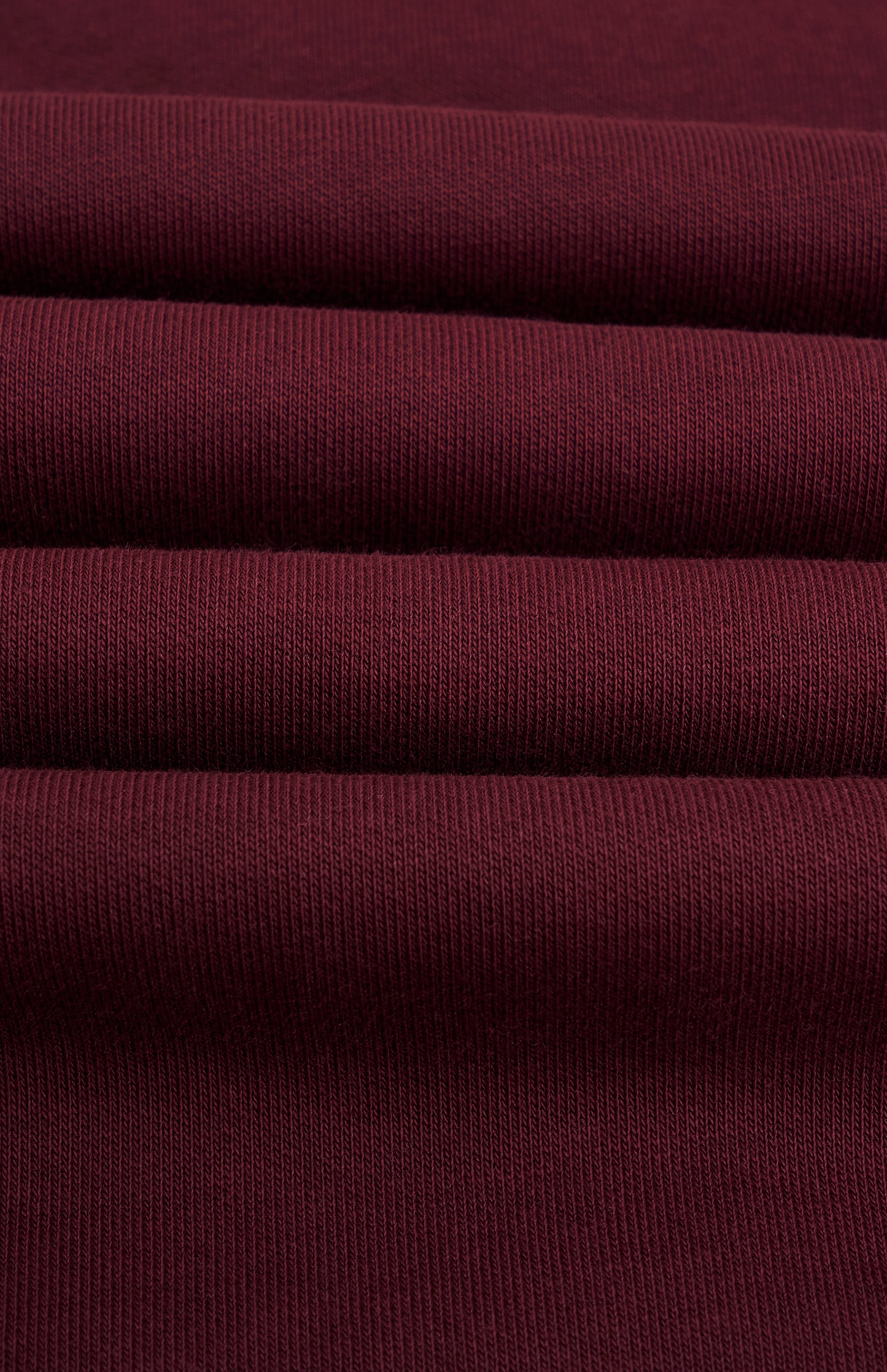 Men's Quarter Zip Track Jacket In Burgundy