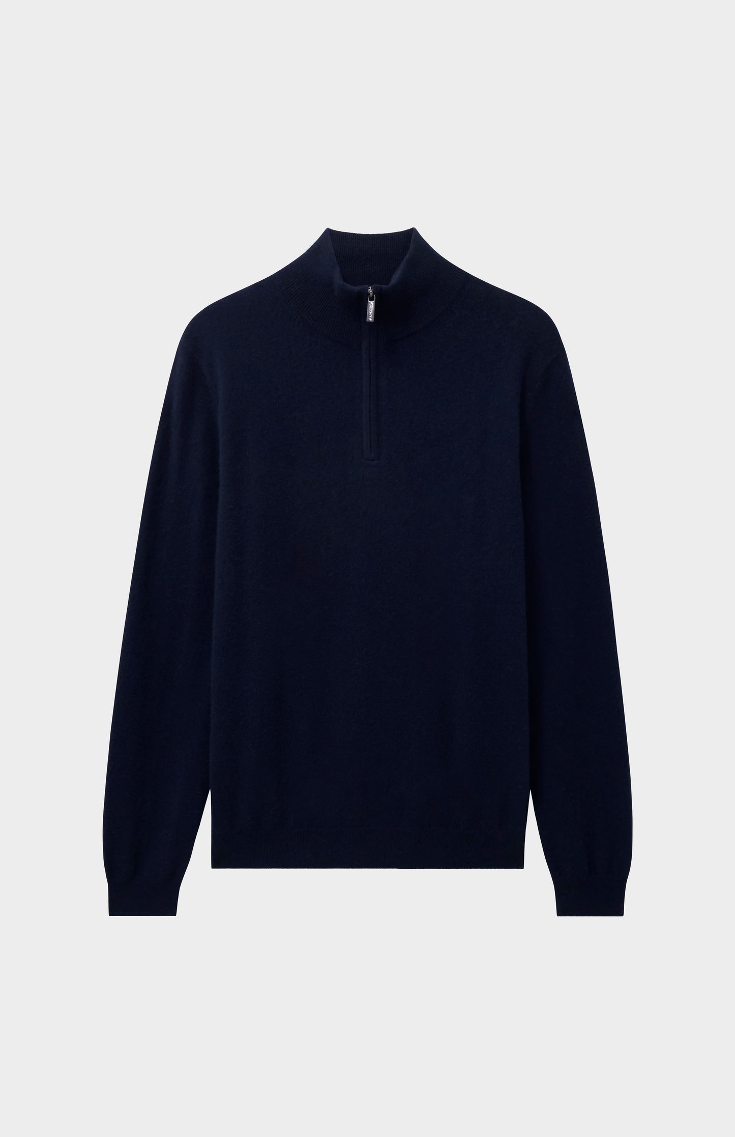 Pringle Men's Quarter Zip Cashmere Jumper Classic In Navy Melange