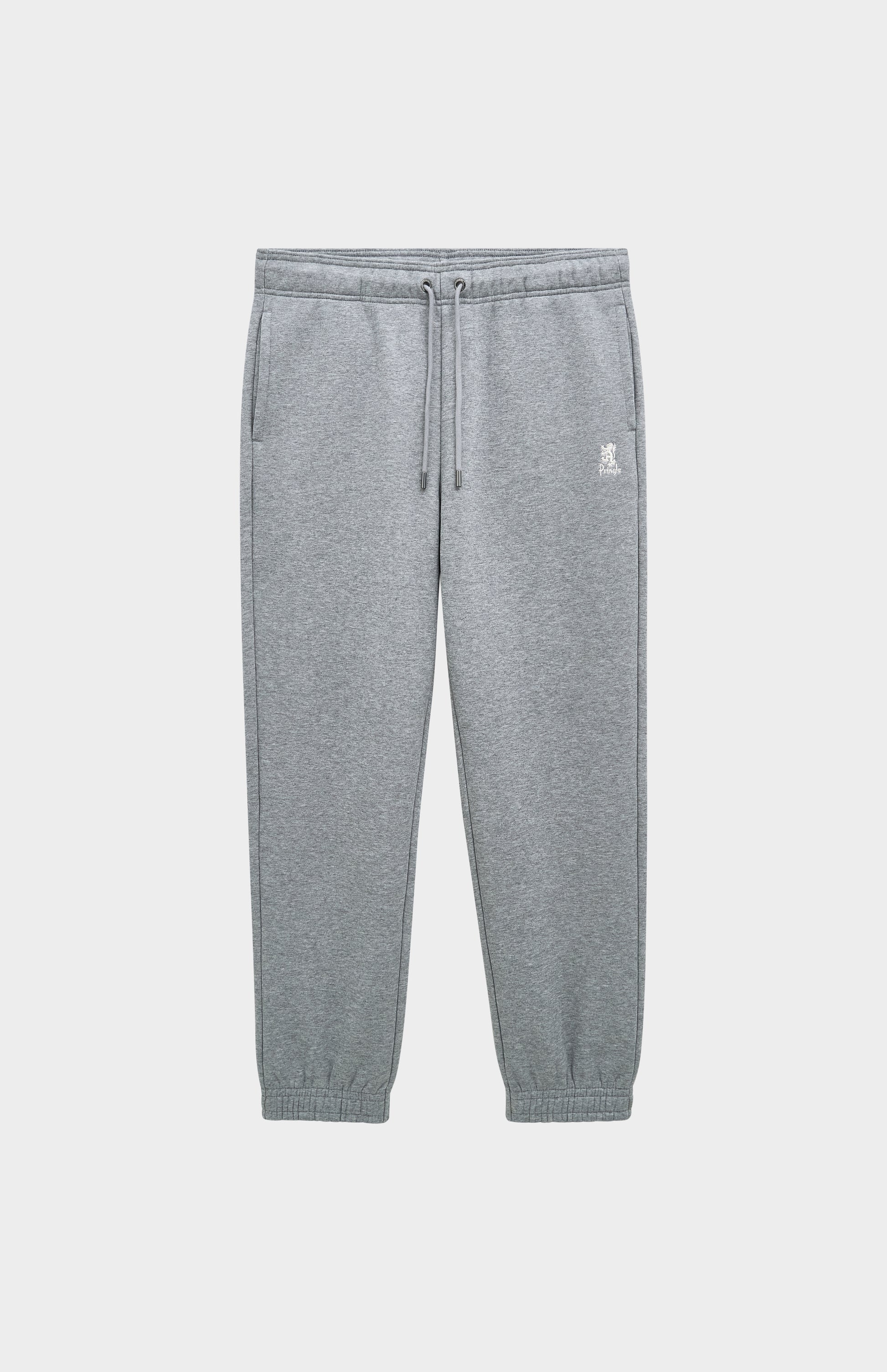Pringle of Scotland Men's Track Pants In Grey Melange flat shot