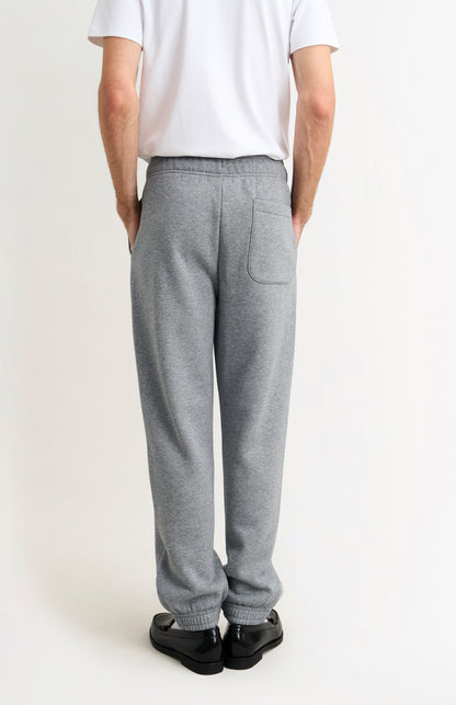 Pringle of Scotland Men's Track Pants In Grey Melange rear view