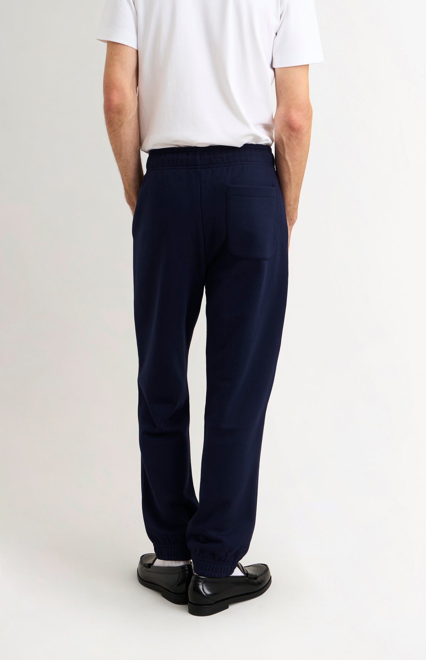 Pringle Men's Track Pants In Navy Blue rear view