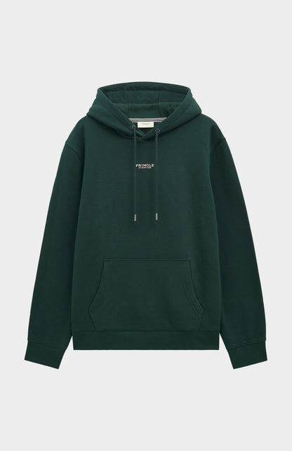 Pringle Men's Hooded Jumper In Pine Green