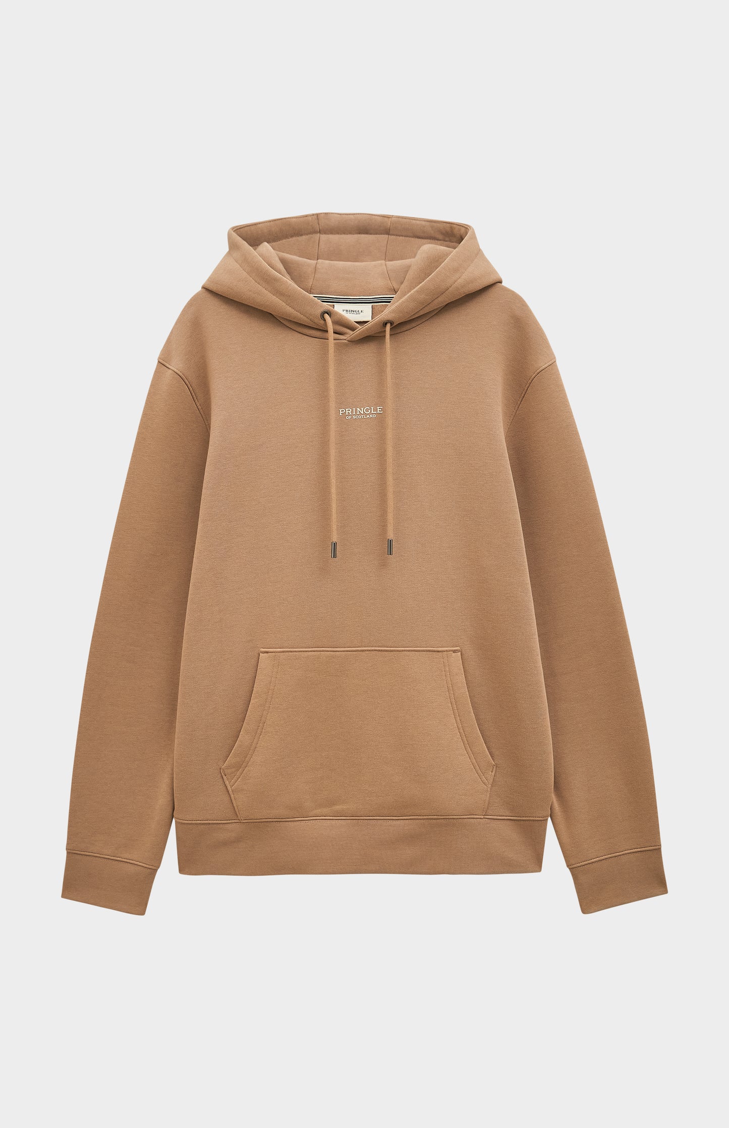 Pringle Men's Hooded Jumper In Mushroom