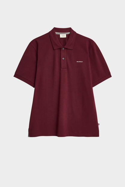 Men's Cotton Modal Pique Polo Shirt In Port Royale