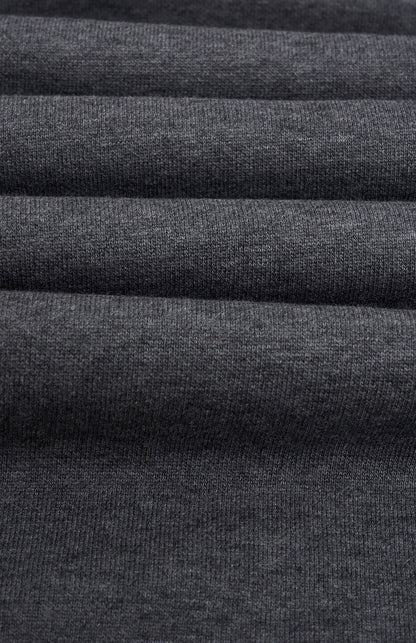 Pringle of Scotland Men's Crew Neck Sweatshirt In Charcoal Melange fabric detail