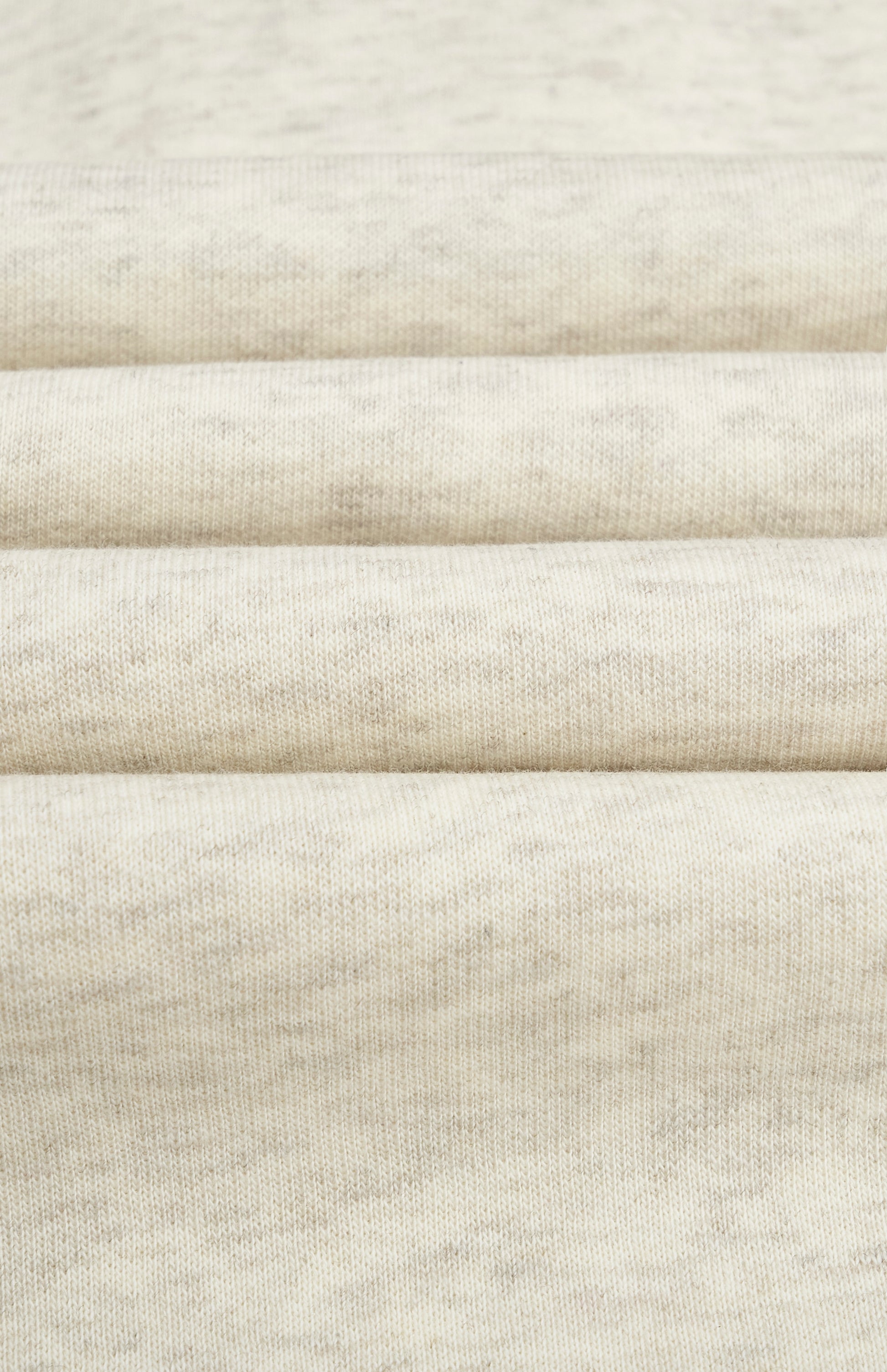 Pringle of Scotland Men's Crew Neck Sweatshirt In Ecru Beige Melange fabric detail