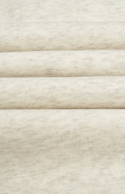 Pringle of Scotland Men's Crew Neck Sweatshirt In Ecru Beige Melange fabric detail