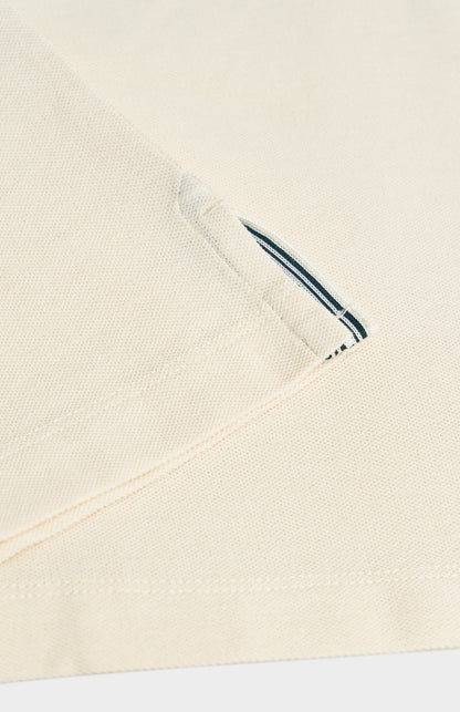 Close-up of a beige fabric on a light background