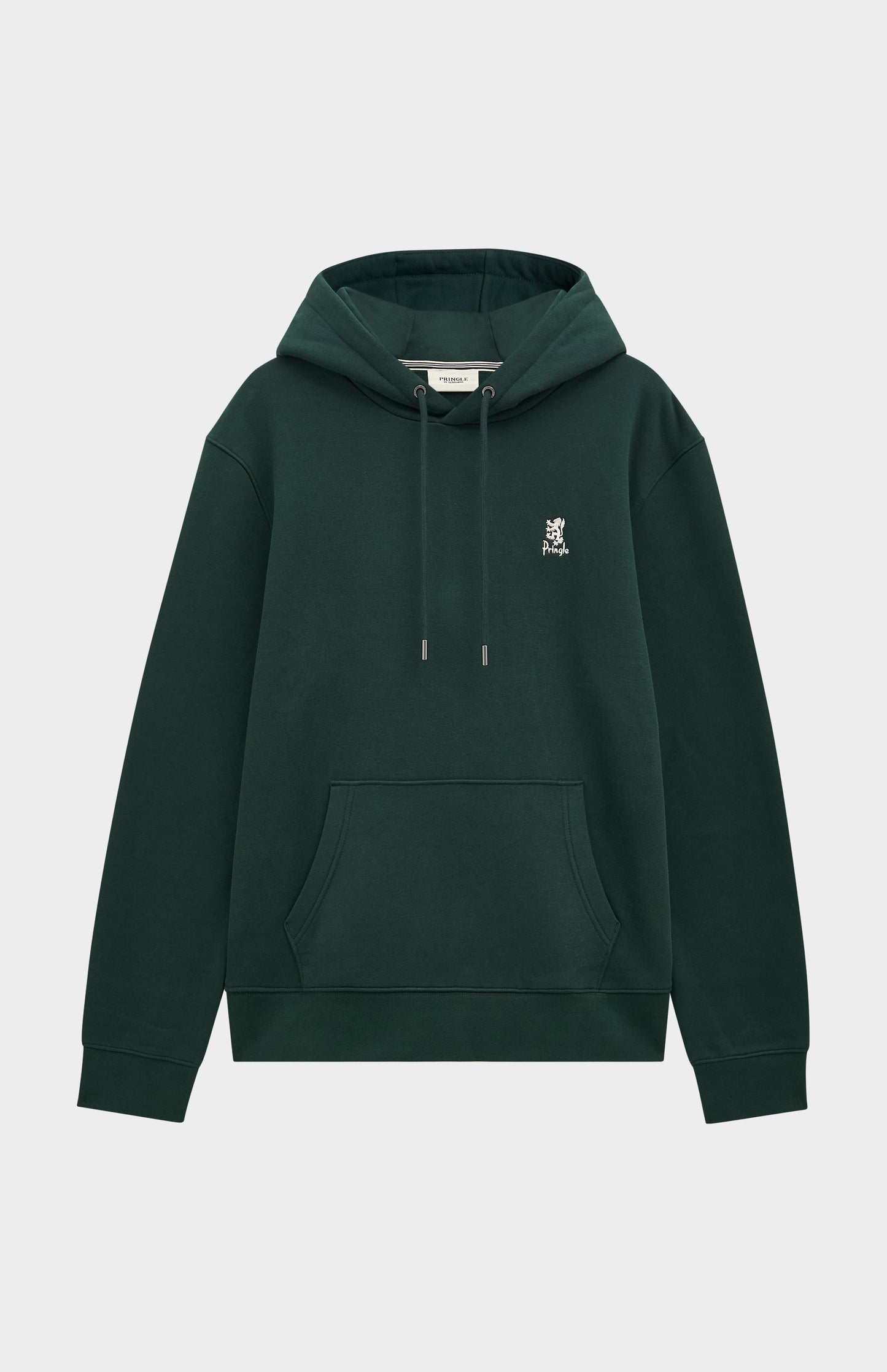 Pringle of Scotland Men's Hooded Jumper In Pine Green