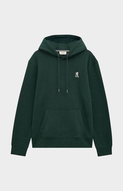 Pringle of Scotland Men's Hooded Jumper In Pine Green