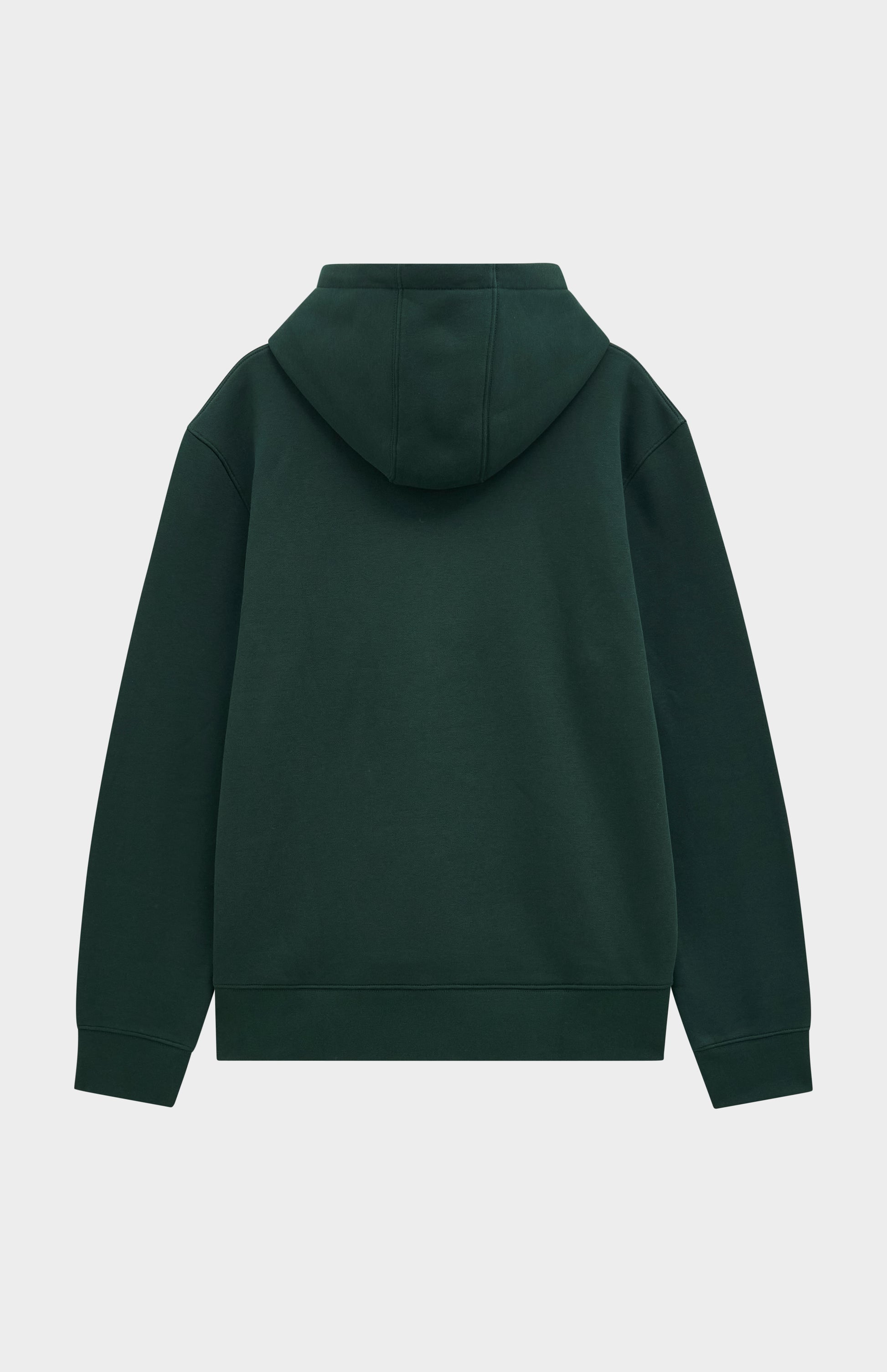 Pringle of Scotland Men's Hooded Jumper In Pine Green rear view