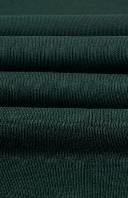 Pringle of Scotland Men's Hooded Jumper In Pine Green fabric detail