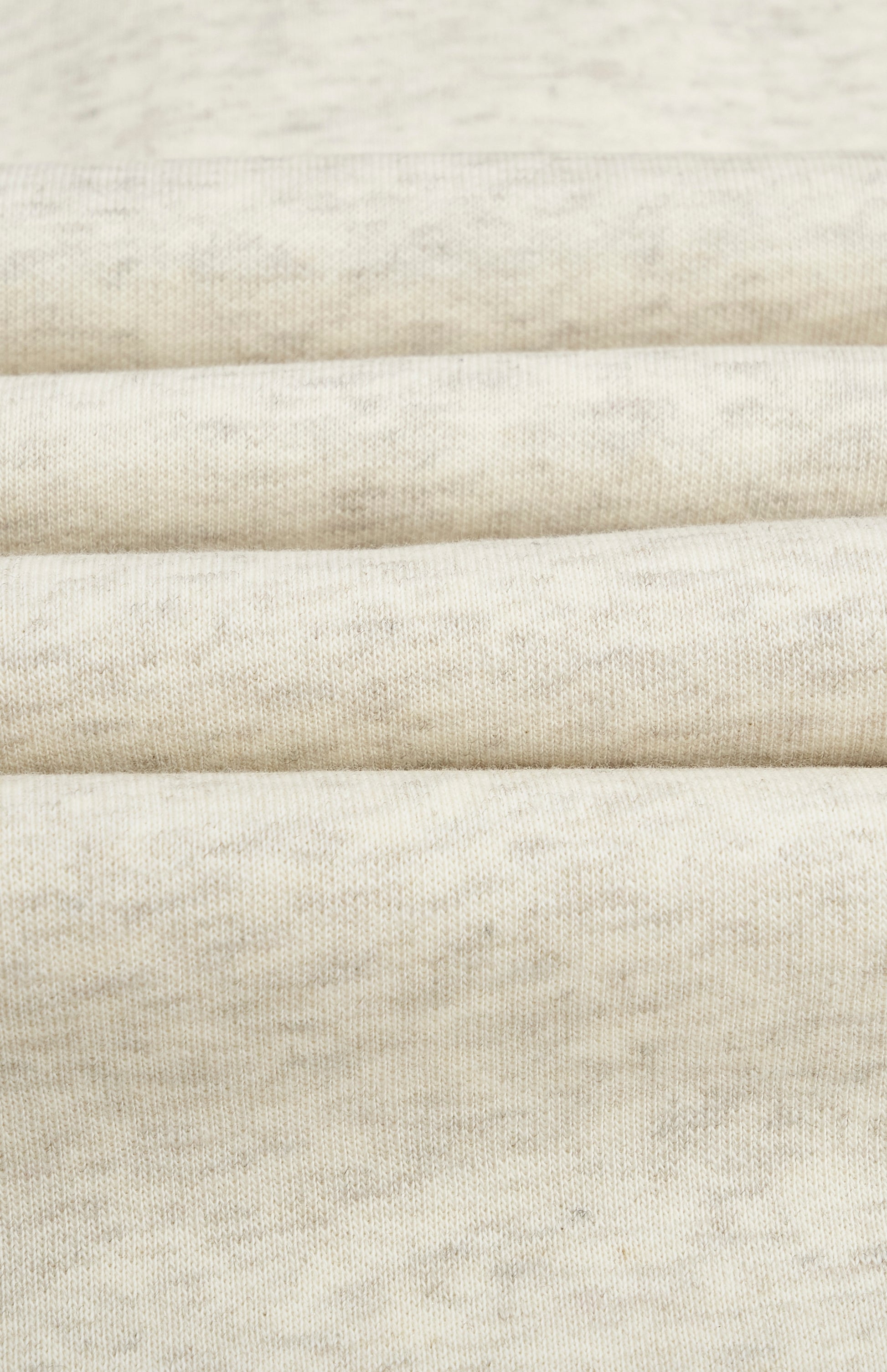 Pringle of Scotland Men's Hooded Jumper In Ecru Beige Melange fabric detail
