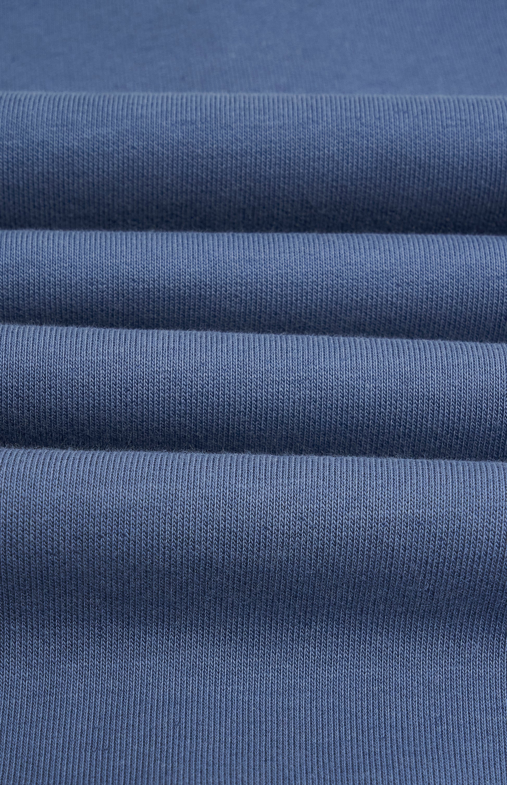 Pringle Men's Qtr Zip Track Jumper In Bearing Sea Blue fabric detail