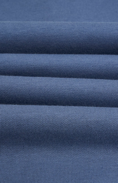 Pringle Men's Qtr Zip Track Jumper In Bearing Sea Blue fabric detail