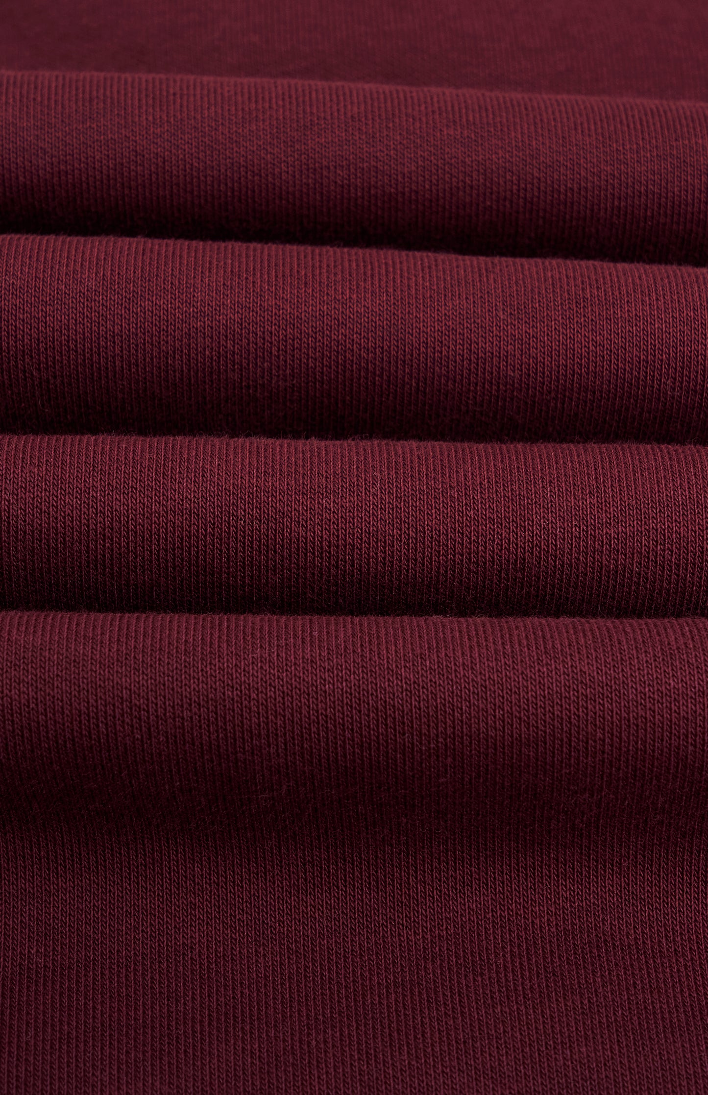 Pringle Mens Quarter Zip Track Jumper In Burgundy fabric detail