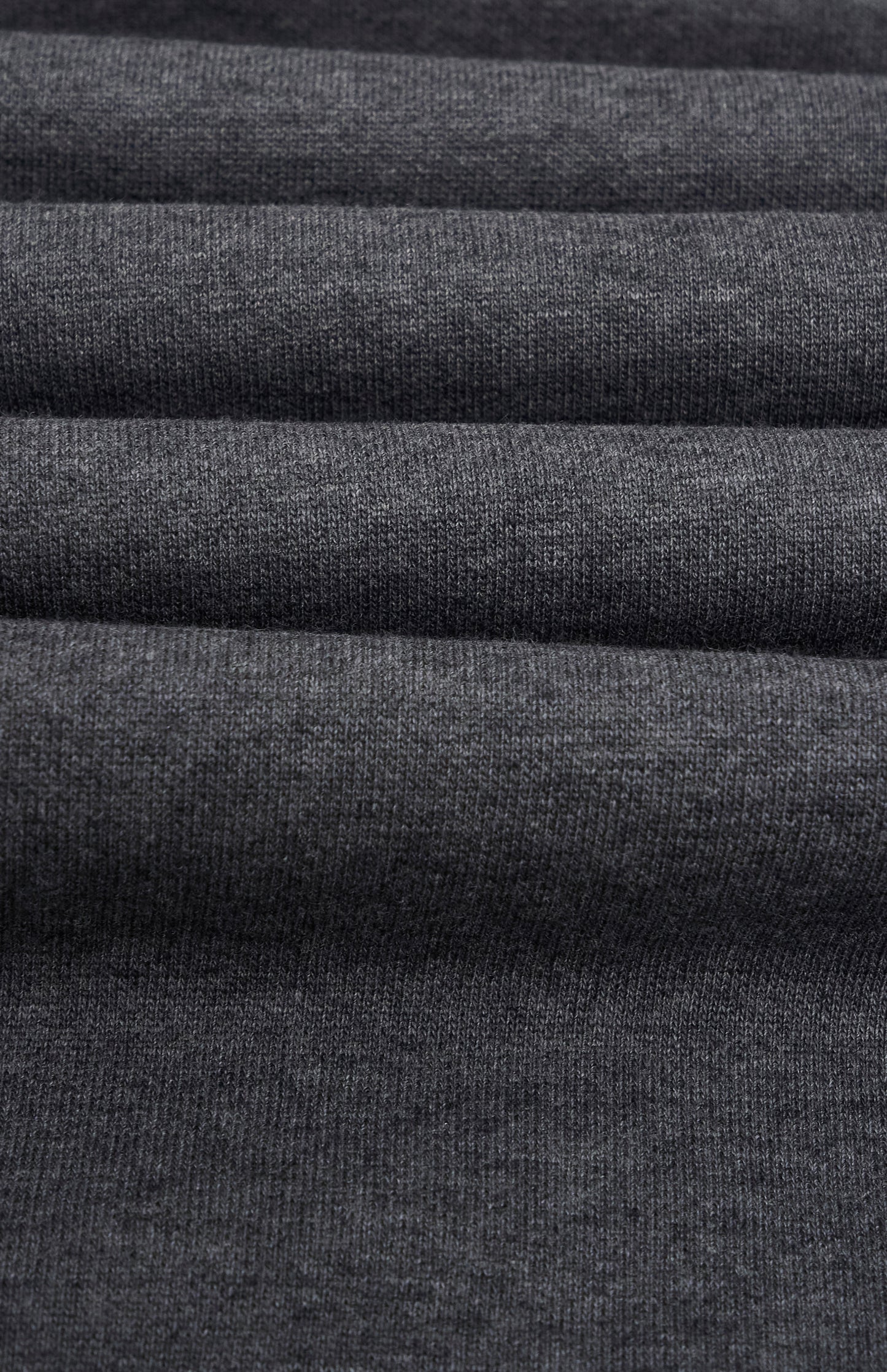 Pringle of Scotland Men's Crew Neck Sweatshirt In Charcoal Melange fabric detail