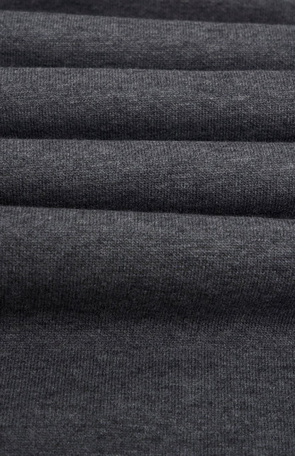 Pringle of Scotland Men's Crew Neck Sweatshirt In Charcoal Melange fabric detail