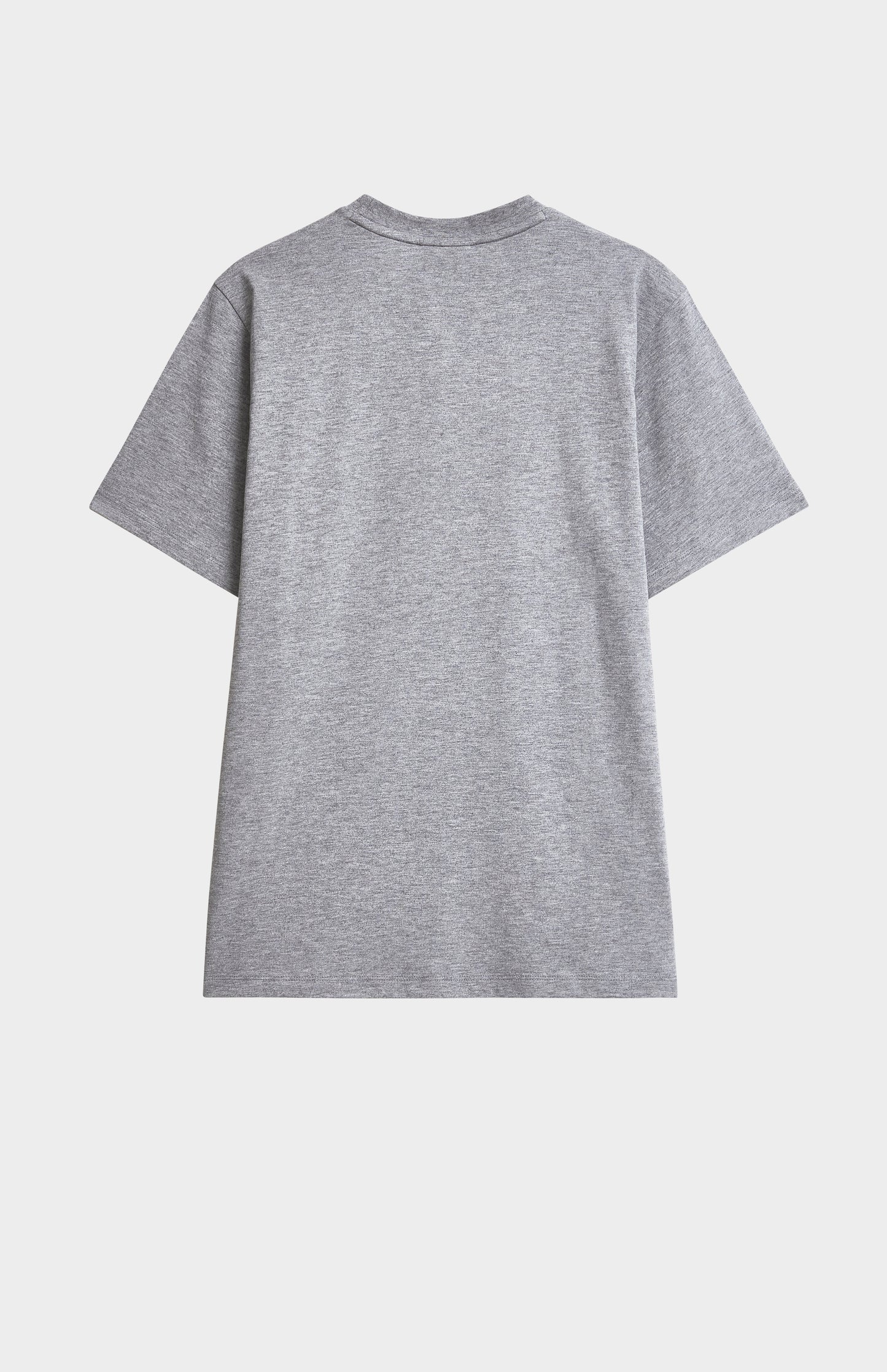 Gray t-shirt on a light gray background