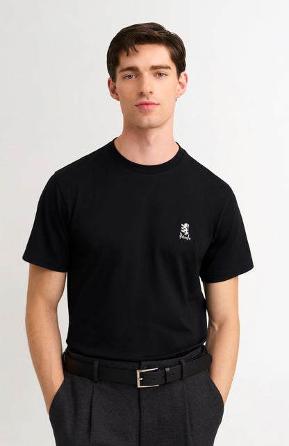 Men's Mid-weight Supima Cotton T-shirt In Black