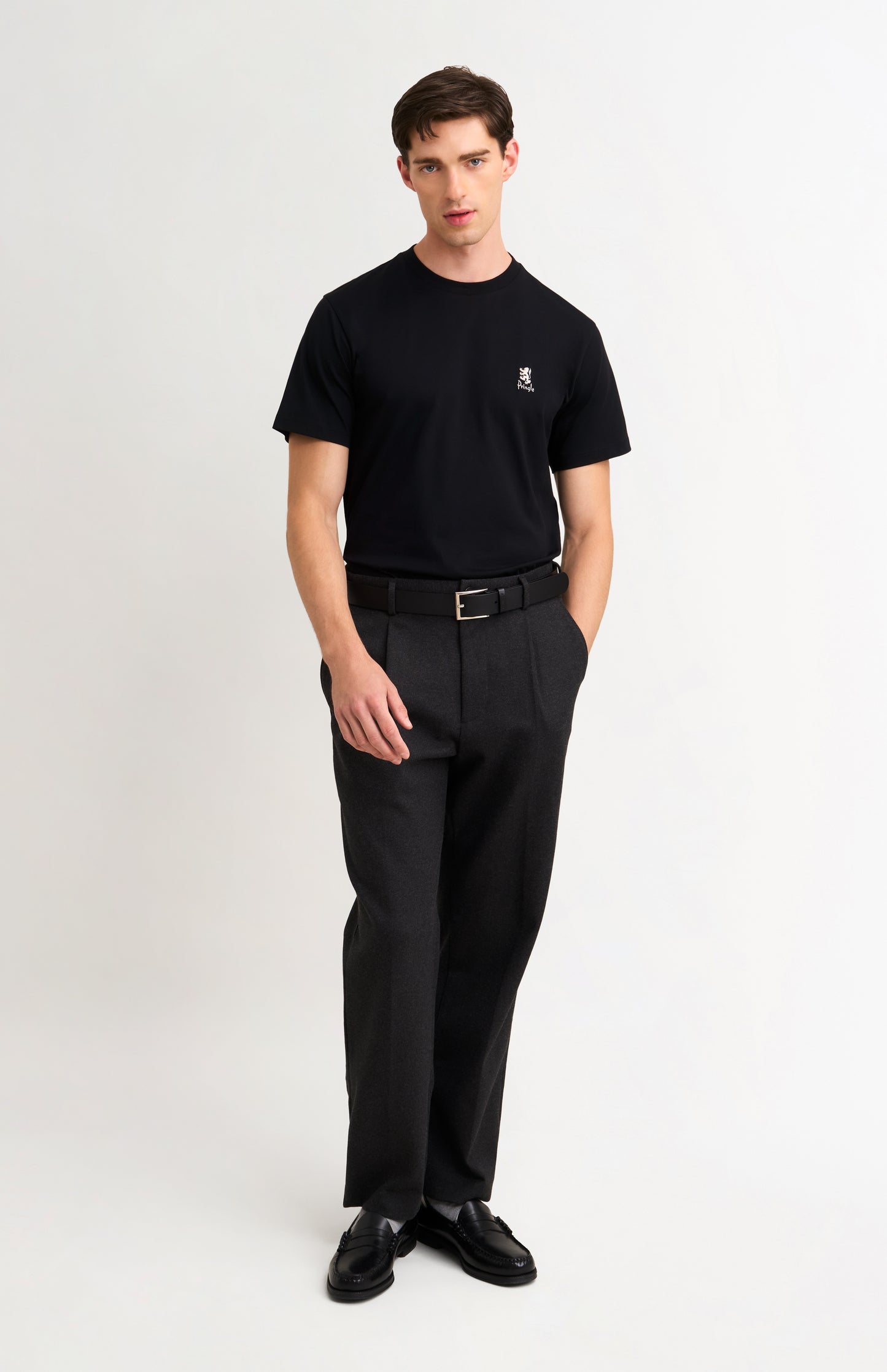 Men's Mid-weight Supima Cotton T-shirt In Black
