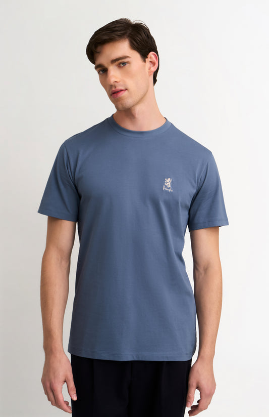 Men's Mid-weight Supima Cotton T-shirt In Blue
