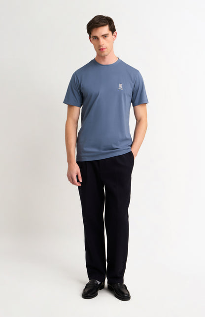 Men's Mid-weight Supima Cotton T-shirt In Blue