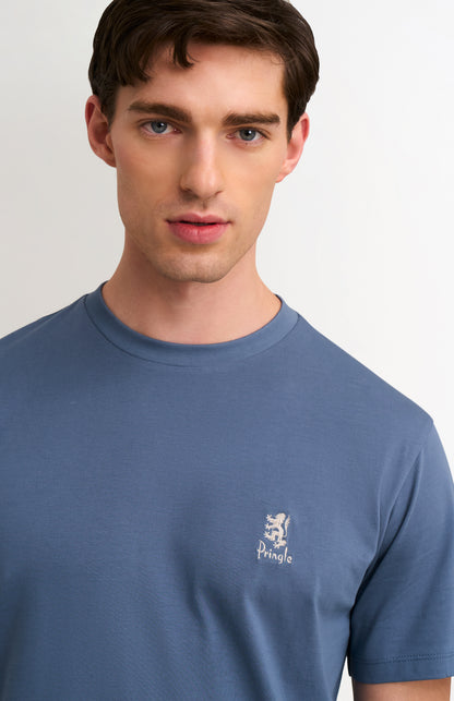Men's Mid-weight Supima Cotton T-shirt In Blue
