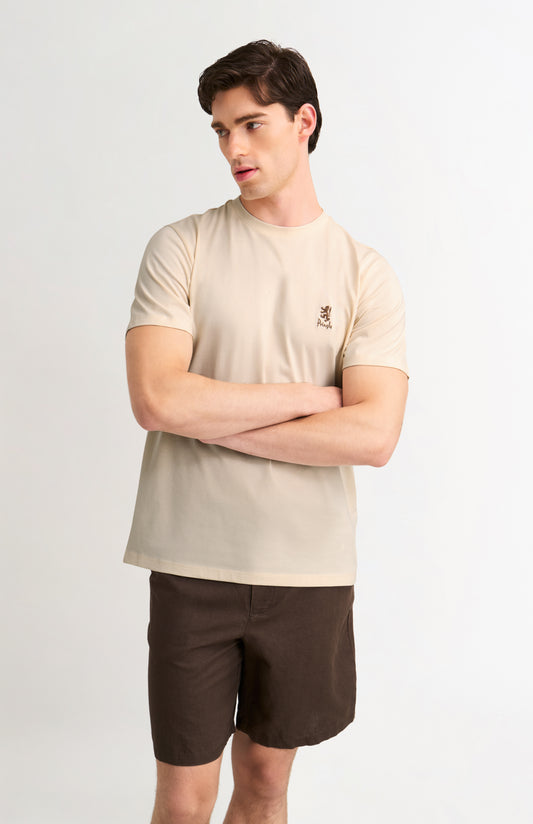 Men's Mid-weight Supima Cotton T-shirt In Ecru